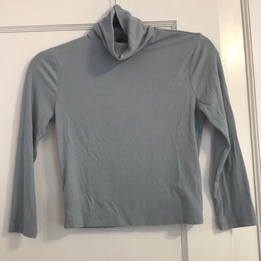 Forever 21 light blue turtleneck
